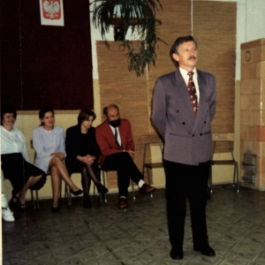 193. Przemówienie dyr. szkoły mgr inż. W. Wielesika podczas rozpoczęcia roku szkolnego (1 września 1995 r.)