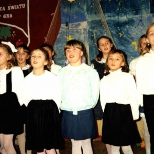211. Zespół "Agat" podczas II Gminnego Festiwalu Piosenki (15 grudnia 1995 r.)