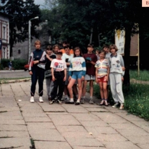220. Uczniowie szkoły podczas obozu wędrownego na Kaszubach (5-18 lipca 1996 r.)